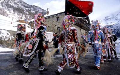 La lunga stagione del Carnevale valdostano